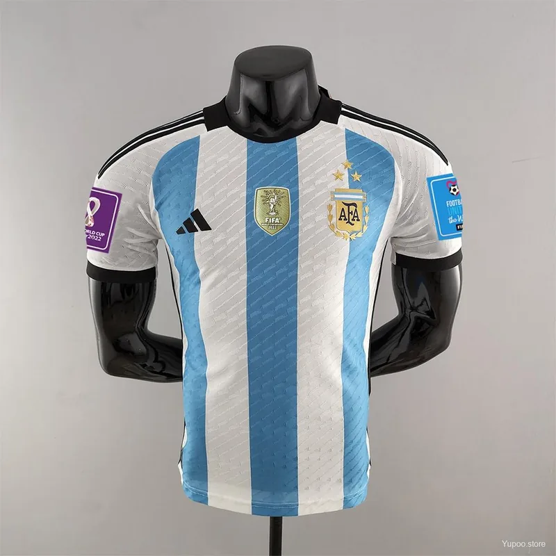 Camiseta Argentina 2022 LOCAL MANGA CORTA VERSION JUGADOR